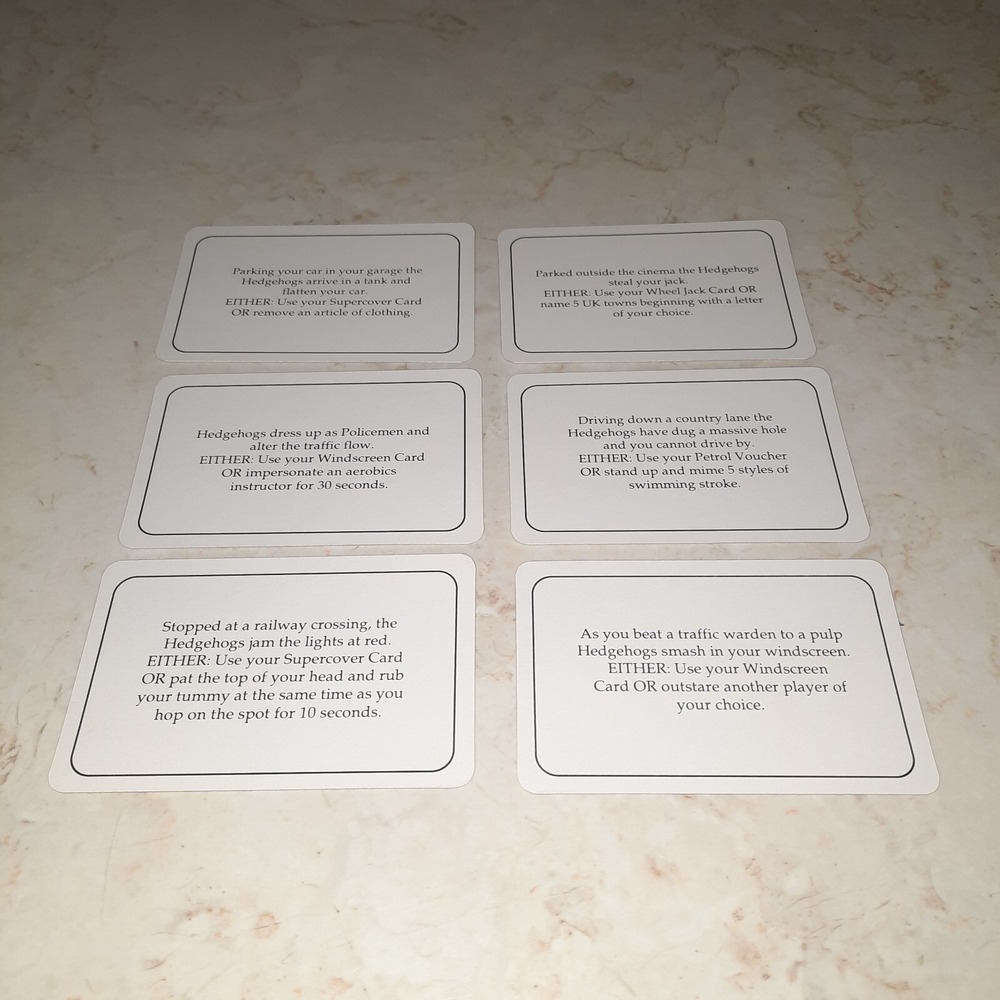 Hedgehogs Revenge Vintage Game Replacement Piece Cards - Picture 14 of 16